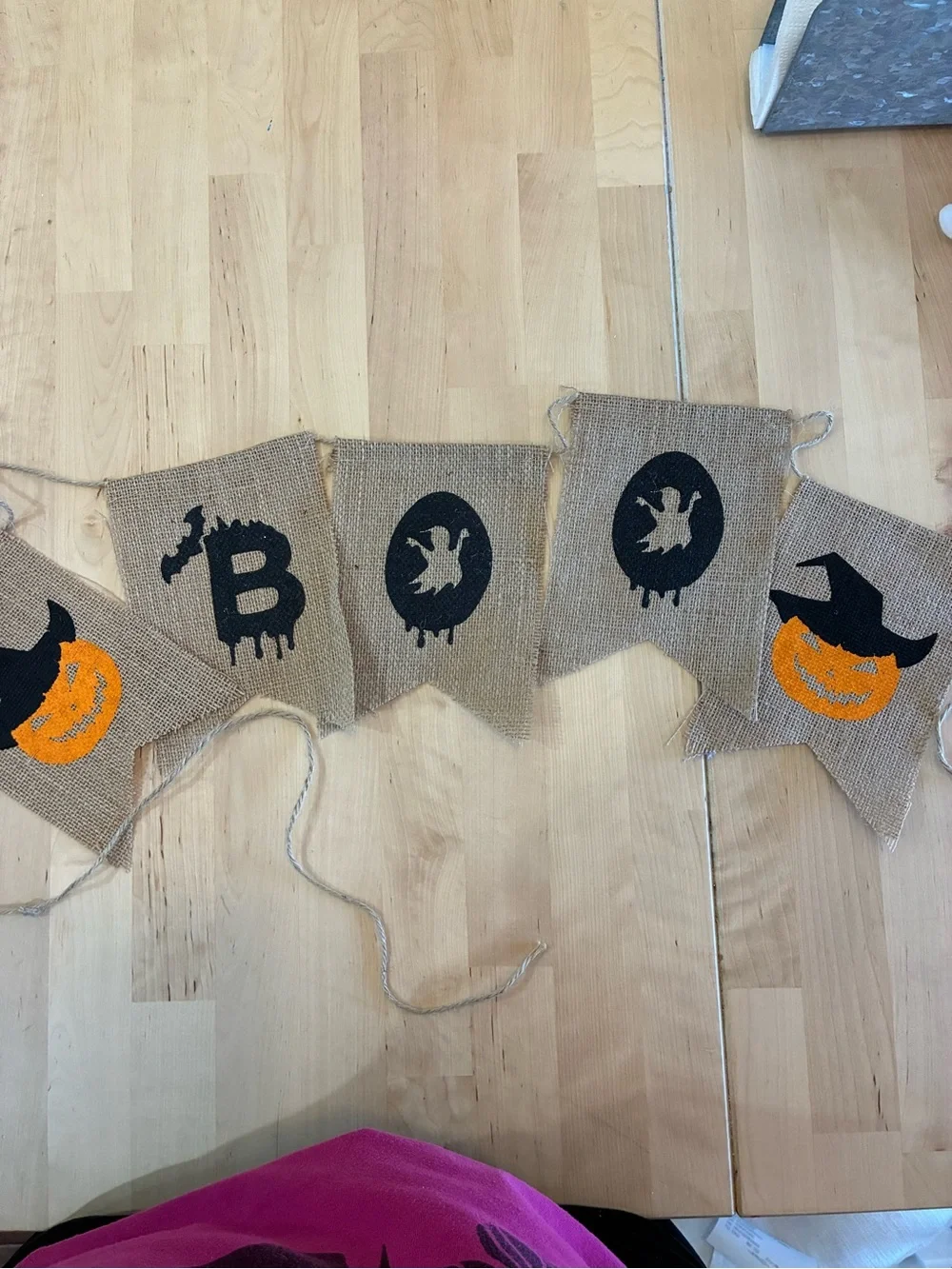 Farmhouse Decorative Pillow Cover . Small Halloween banner farmhouse